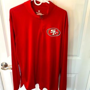 COPY - Men’s XXL NFL San Francisco 49ers Quarter Zip.